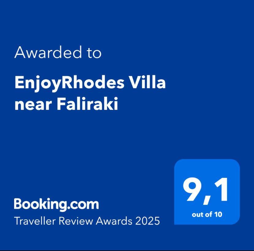 Enjoyrhodes Villa Near Faliraki Kalithies Exteriör bild
